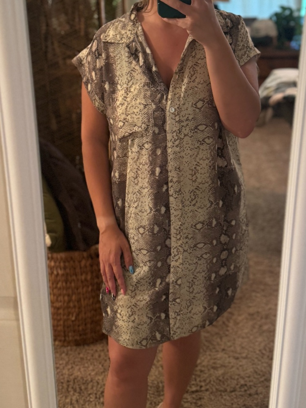 Snake Print Dress by Kori
